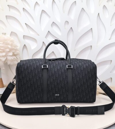 Replica Dior Jacquard Lingot 50 Black - best quality luxury bag dupe