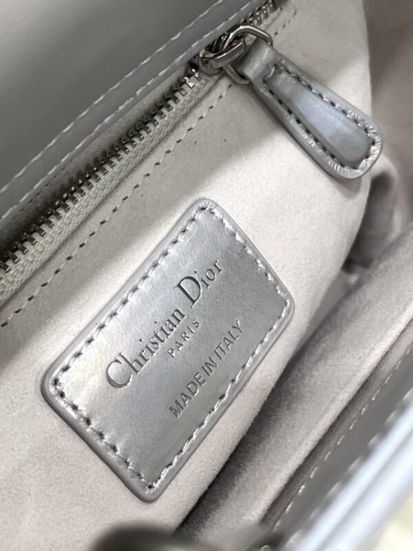 Replica Lady Dior Silver ABC - premium-grade designer purse dupe