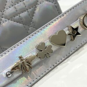 Replica Lady Dior Silver ABC - high-end fake designer purse
