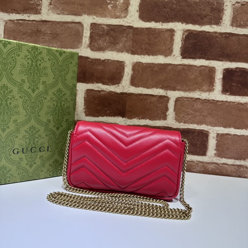 Replica Gucci Matelassé Mini Red - authentic-look luxury purse replica