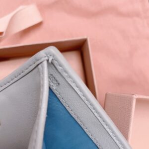 Replica Miu Miu Pocket Wallet Light Blue - realistic designer-inspired fake bag