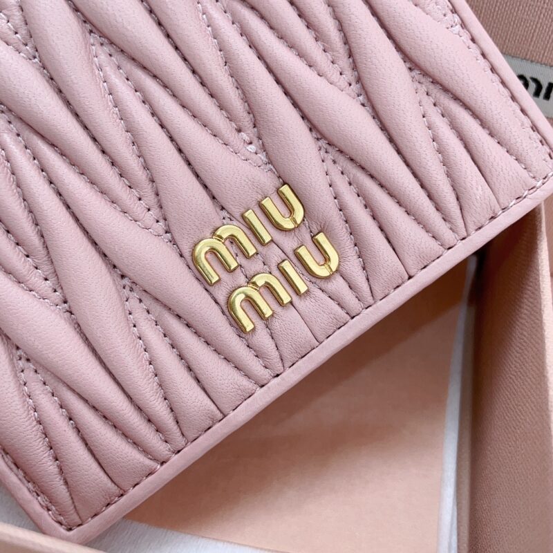 Replica Miu Miu Pocket Wallet Pink - elite superclone designer purse