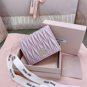 Replica Miu Miu Pocket Wallet Pink - 1:1 designer replica handbag