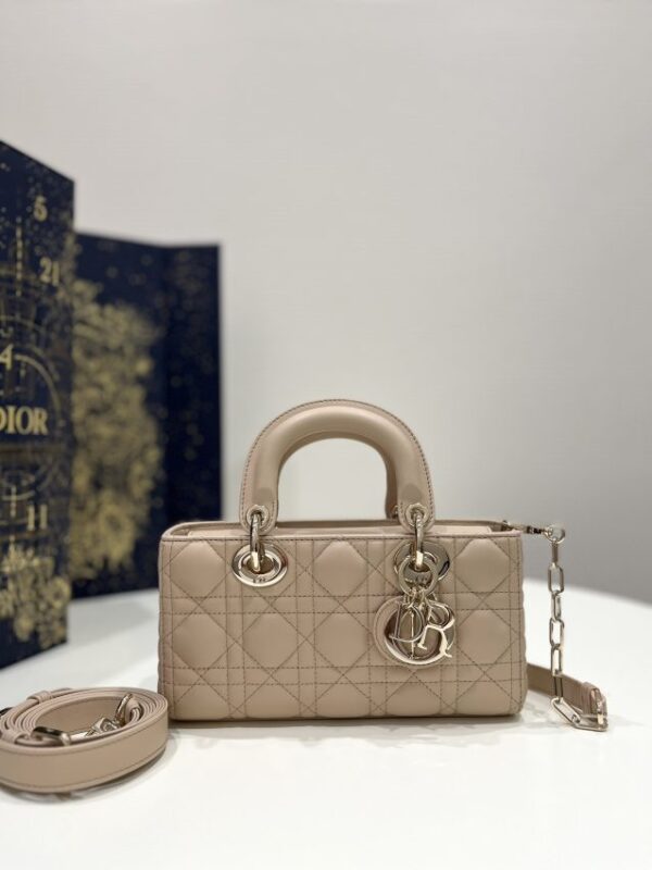 Replica Dior Lady D-Joy Bag Light Caramel - near-authentic luxury replica handbag