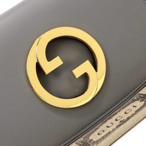 Replica Gucci Blondie Leather Grey - premium 1:1 fake handbag model