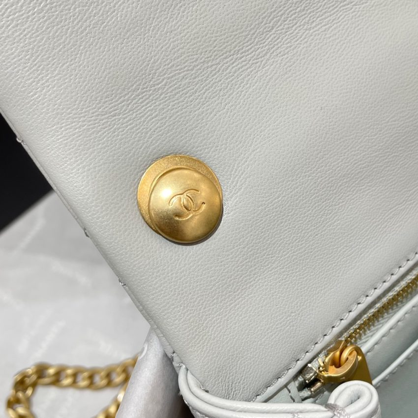 Replica CHANEL 23S Camellia Square Light Blue - top-tier luxury replica shoulder bag