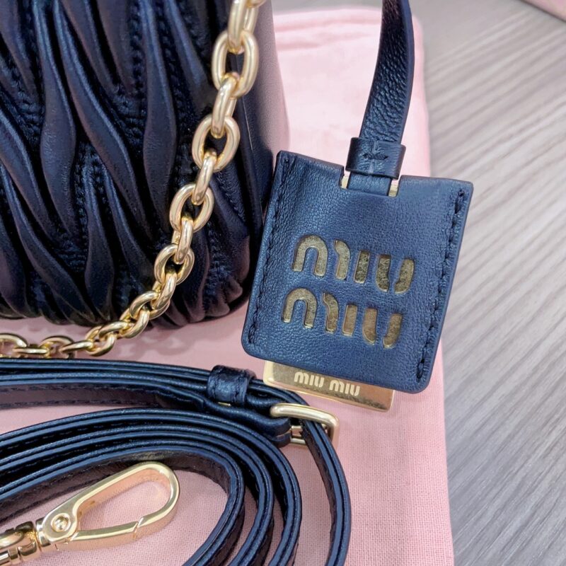 Replica Miu Miu Matelassé Black - high-accuracy replica luxury purse