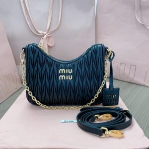 Replica Miu Miu Matelassé Black - premium 1:1 fake handbag model