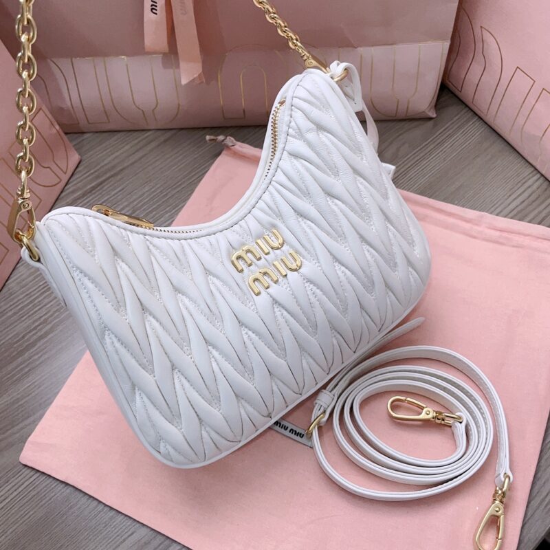 Replica Miu Miu Matelassé White - elite superclone designer purse