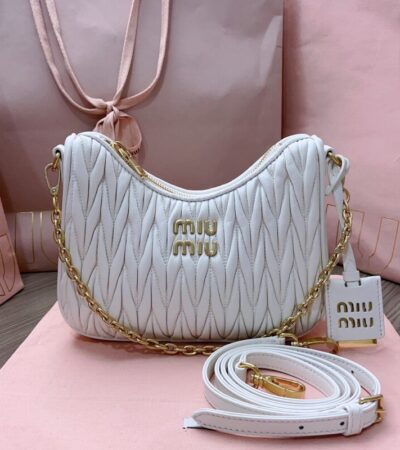 Replica Miu Miu Matelassé White - top-rated replica designer bag