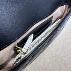 Replica Gucci Matelassé Mini Black - realistic designer-inspired fake bag