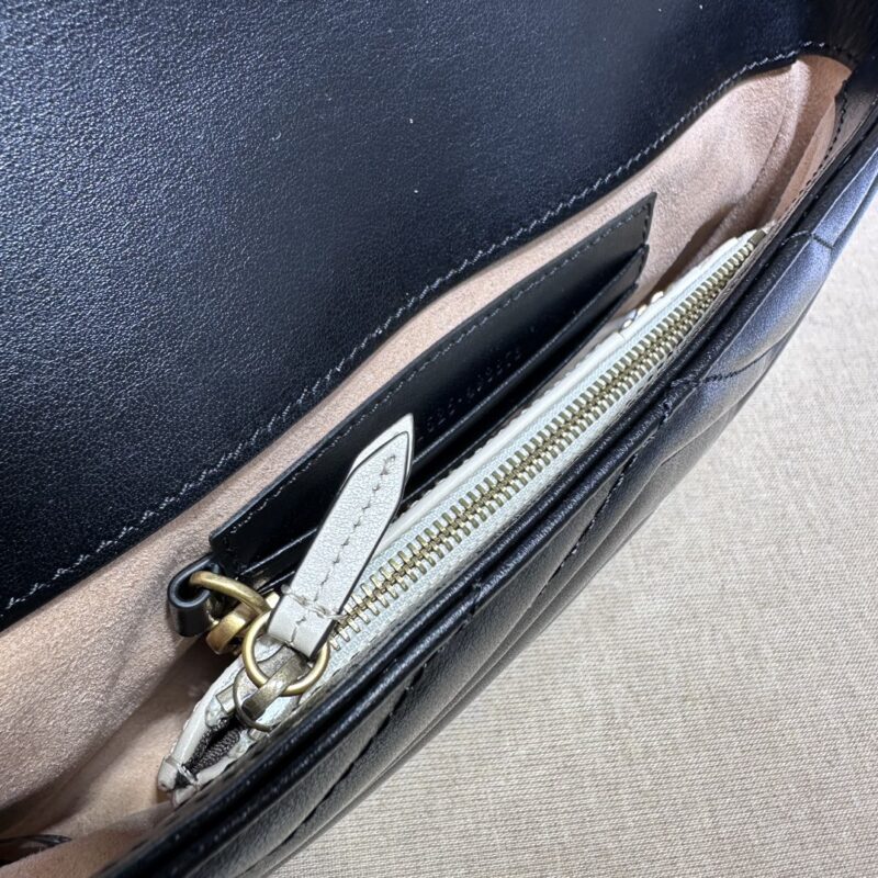 Replica Gucci Matelassé Mini Black - realistic designer-inspired fake bag