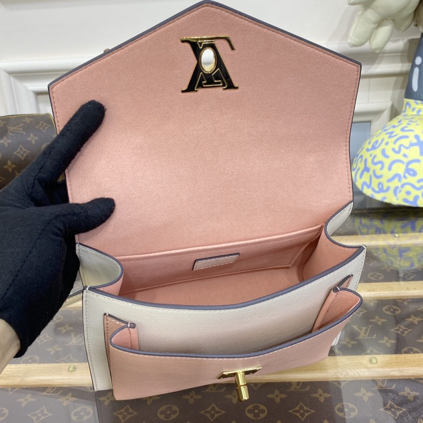 Replica Louis Vuitton My Lock White - high-accuracy replica luxury purse