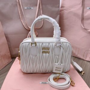 Replica Miu Miu Arcadie Medium White - best quality luxury bag dupe