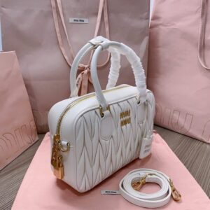 Replica Miu Miu Arcadie Medium White - elite superclone designer purse
