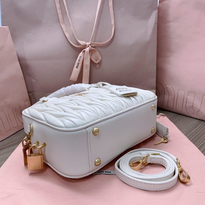 Replica Miu Miu Arcadie Medium White - high-quality designer bag clone