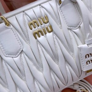 Replica Miu Miu Arcadie Medium White - best quality luxury bag dupe