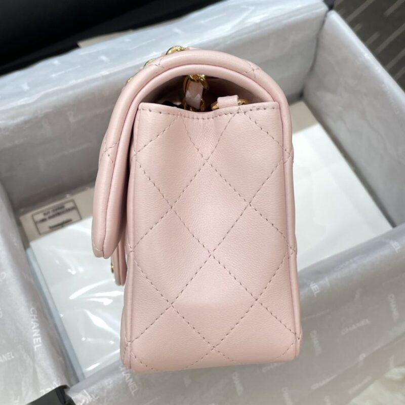 Replica CHANEL Classic Flap 20cm Pink - top-rated replica designer bag