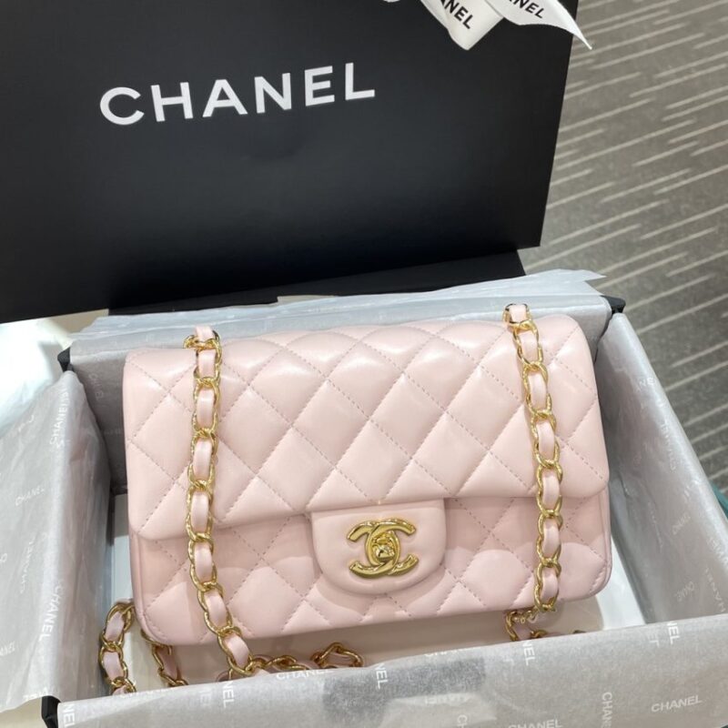 Replica CHANEL Classic Flap 20cm Pink - high-accuracy replica luxury purse