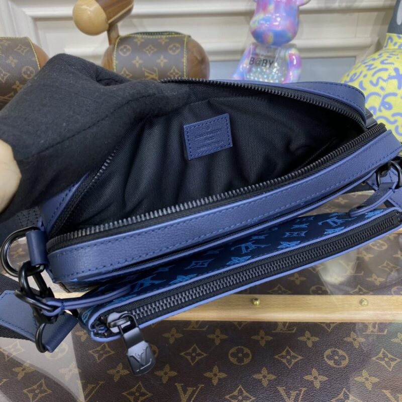 Replica Louis Vuitton Trio Messenger Blue - high-accuracy replica luxury purse