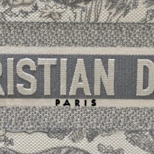 Replica Dior Tote Book Tiger Grey - authentic-look luxury purse replica