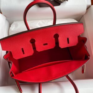 Replica Hermes Birkin Red Togo Gold - authentic-look luxury purse replica