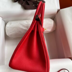 Replica Hermes Birkin Red Togo Gold - premium-grade designer purse dupe