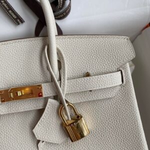 Replica Hermes Birkin White Togo Gold - 1:1 designer replica handbag