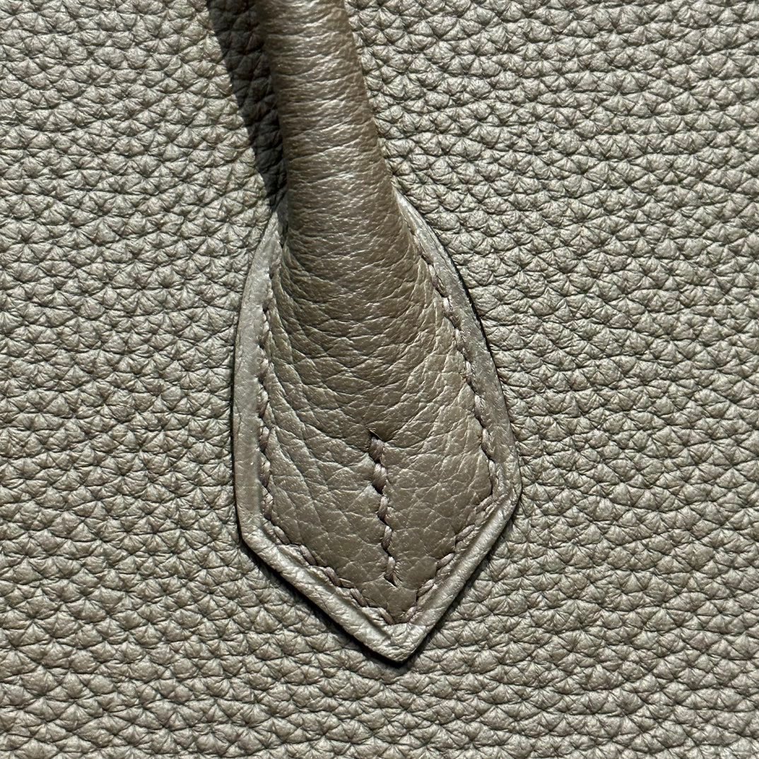 Replica Hermes Birkin Pewter Gray Togo - near-authentic luxury replica handbag