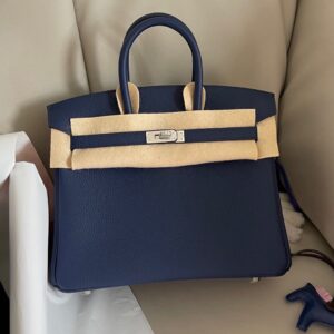 Replica Hermes Birkin Sapphire Blue Togo - high-end fake designer purse