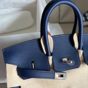 Replica Hermes Birkin Sapphire Blue Togo - premium 1:1 fake handbag model