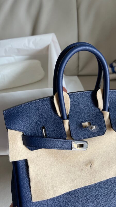 Replica Hermes Birkin Sapphire Blue Togo - premium 1:1 fake handbag model