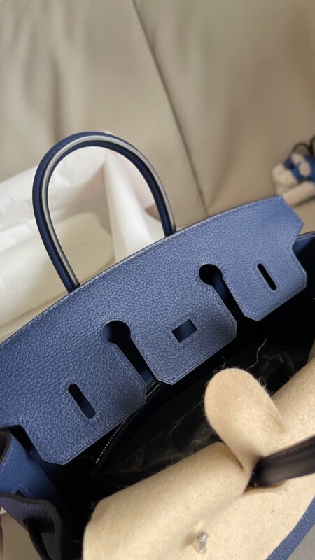 Replica Hermes Birkin Sapphire Blue Togo - best-selling designer handbag dupe