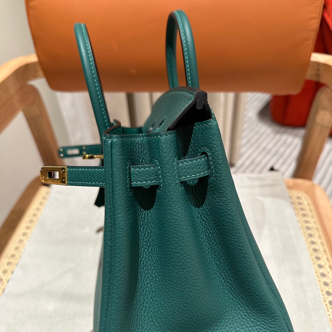 Replica Hermes Birkin Peacock Green Togo - top-rated replica designer bag