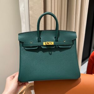 Replica Hermes Birkin Peacock Green Togo - best quality luxury bag dupe