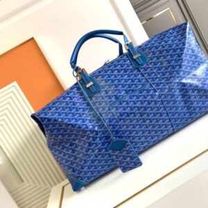 Replica Goyard Bowling 55 Bag Blue - premium 1:1 fake handbag model