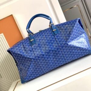 Replica Goyard Bowling 55 Bag Blue - 1:1 designer replica handbag