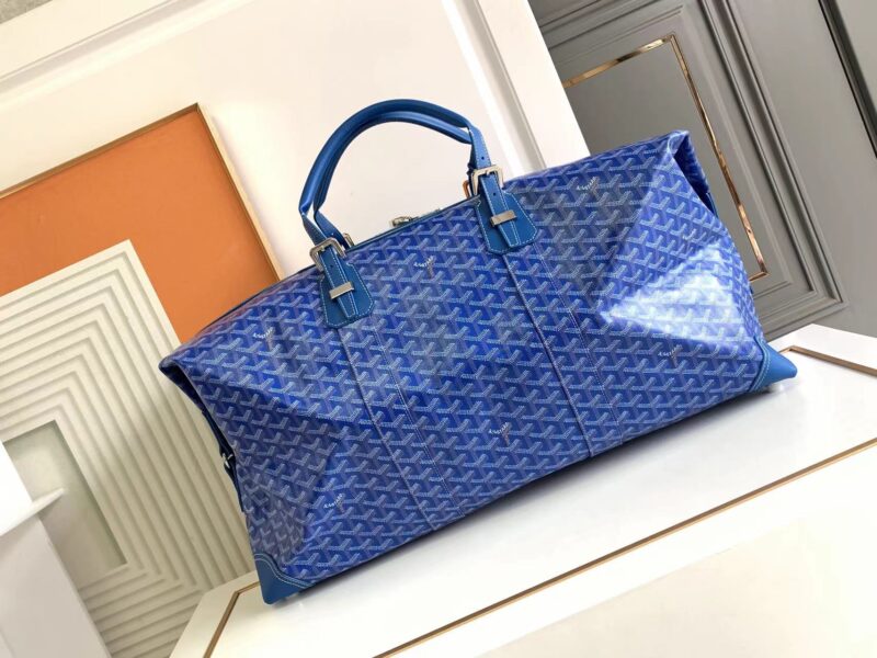 Replica Goyard Bowling 55 Bag Blue - 1:1 designer replica handbag