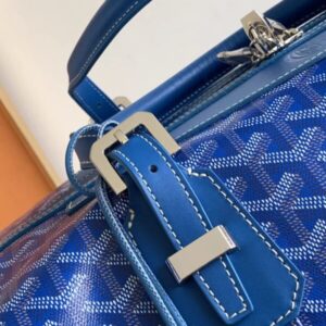 Replica Goyard Bowling 55 Bag Blue - authentic-look luxury purse replica