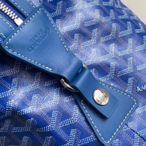 Replica Goyard Bowling 55 Bag Blue - realistic designer-inspired fake bag