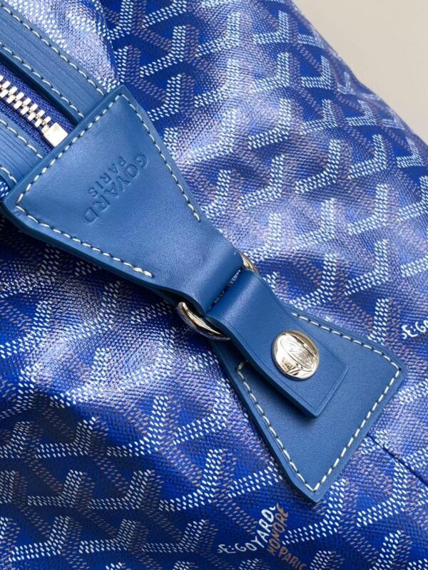 Replica Goyard Bowling 55 Bag Blue - realistic designer-inspired fake bag
