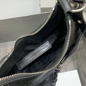 Replica Balenciaga Le Cagole Black Silver - high-accuracy replica luxury purse