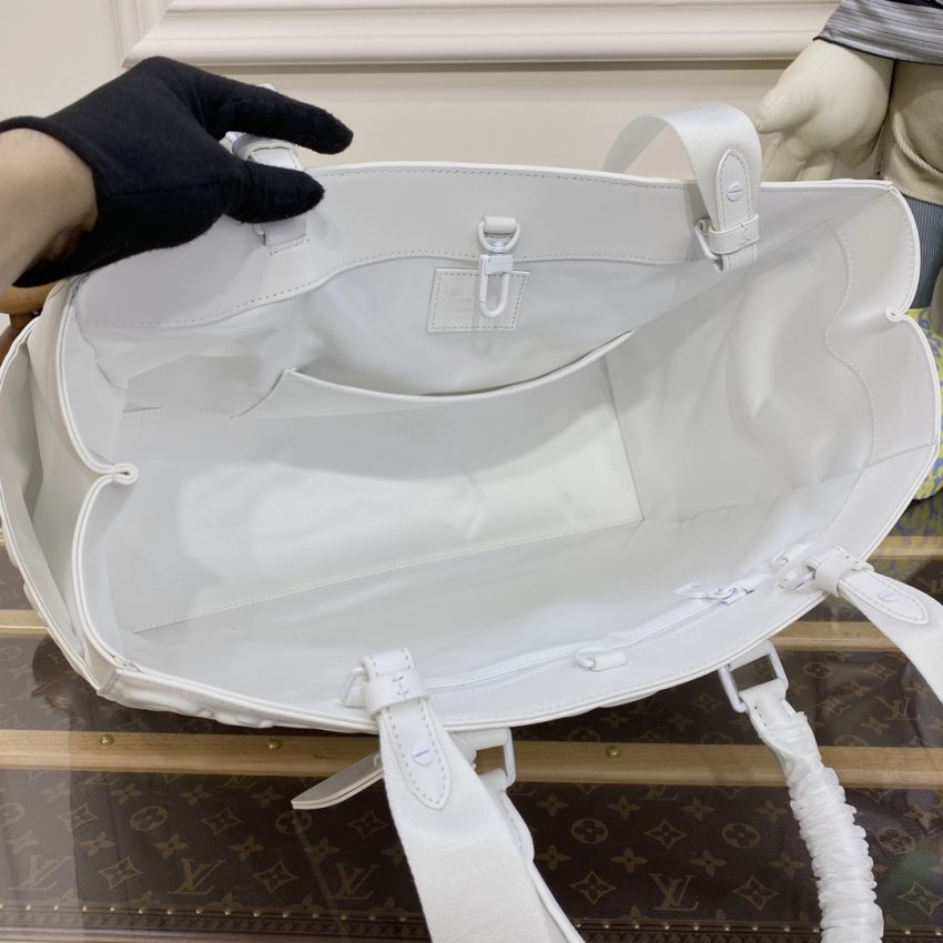 Replica Louis Vuitton Sac Plat 24H White - top-rated replica designer bag