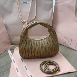 Replica Miu Miu Wander Brown - best quality luxury bag dupe