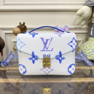 Replica Louis Vuitton Pochette Metis Blue - premium-grade designer purse dupe