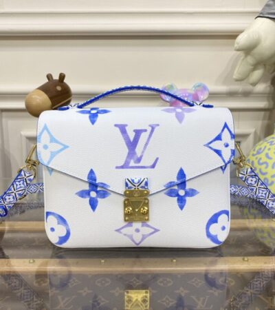 Replica Louis Vuitton Pochette Metis Blue - premium-grade designer purse dupe