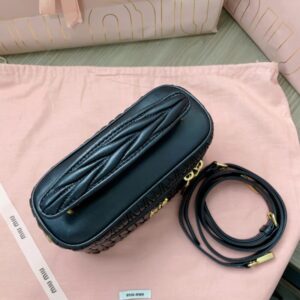 Replica Miu Miu Cosmetic Bag Black - high-end fake designer purse