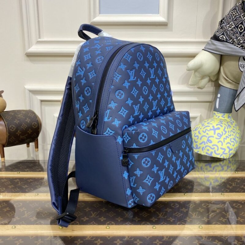 Replica Louis Vuitton Discovery Backpack Light Blue - best quality luxury bag dupe