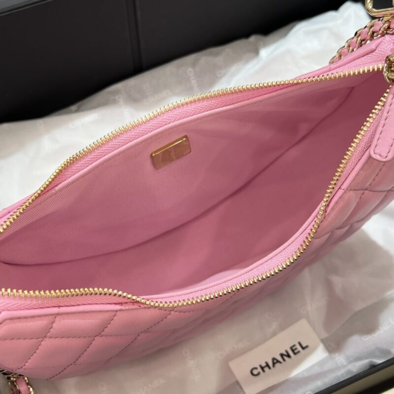 Replica CHANEL 23P Crescent Bag Pink - premium-grade designer purse dupe