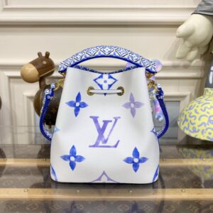 Replica Louis Vuitton NeoNoe BB White-Blue - high-end fake designer purse
